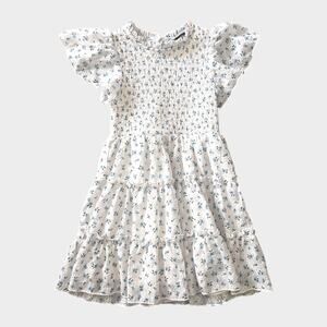 Zunie | Floral Mock neck Dress